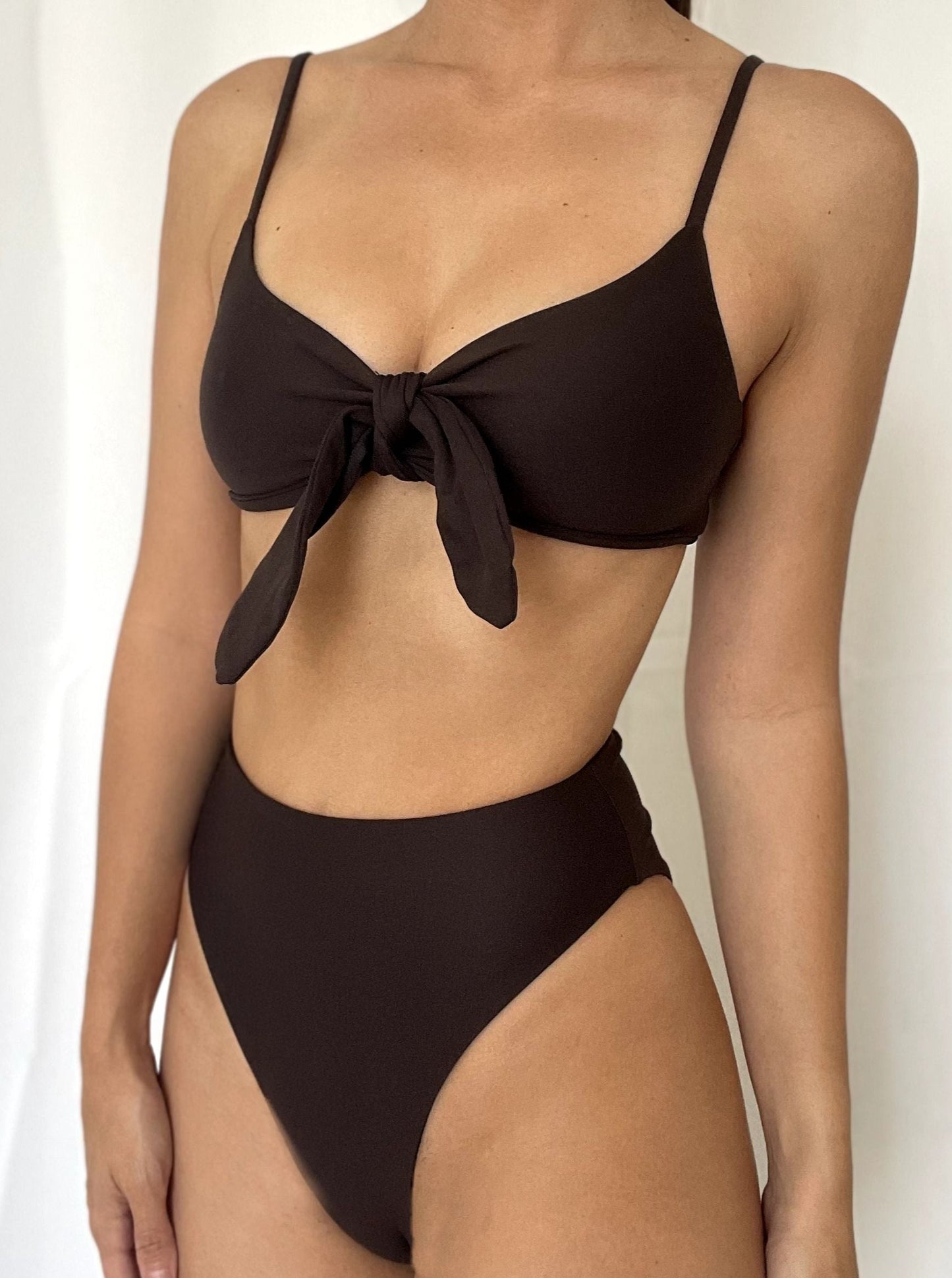 Laura High Waist Set - Espresso