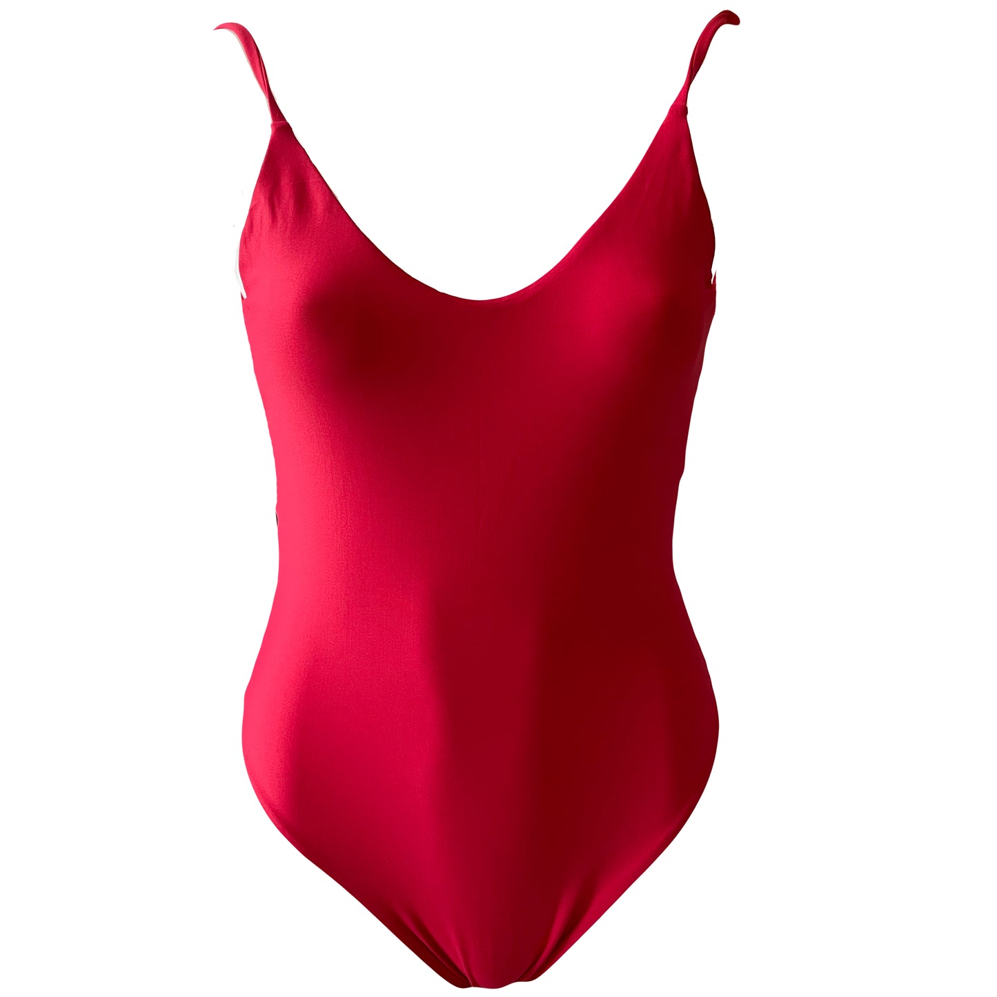 V-Neck One Piece - Hibiscus