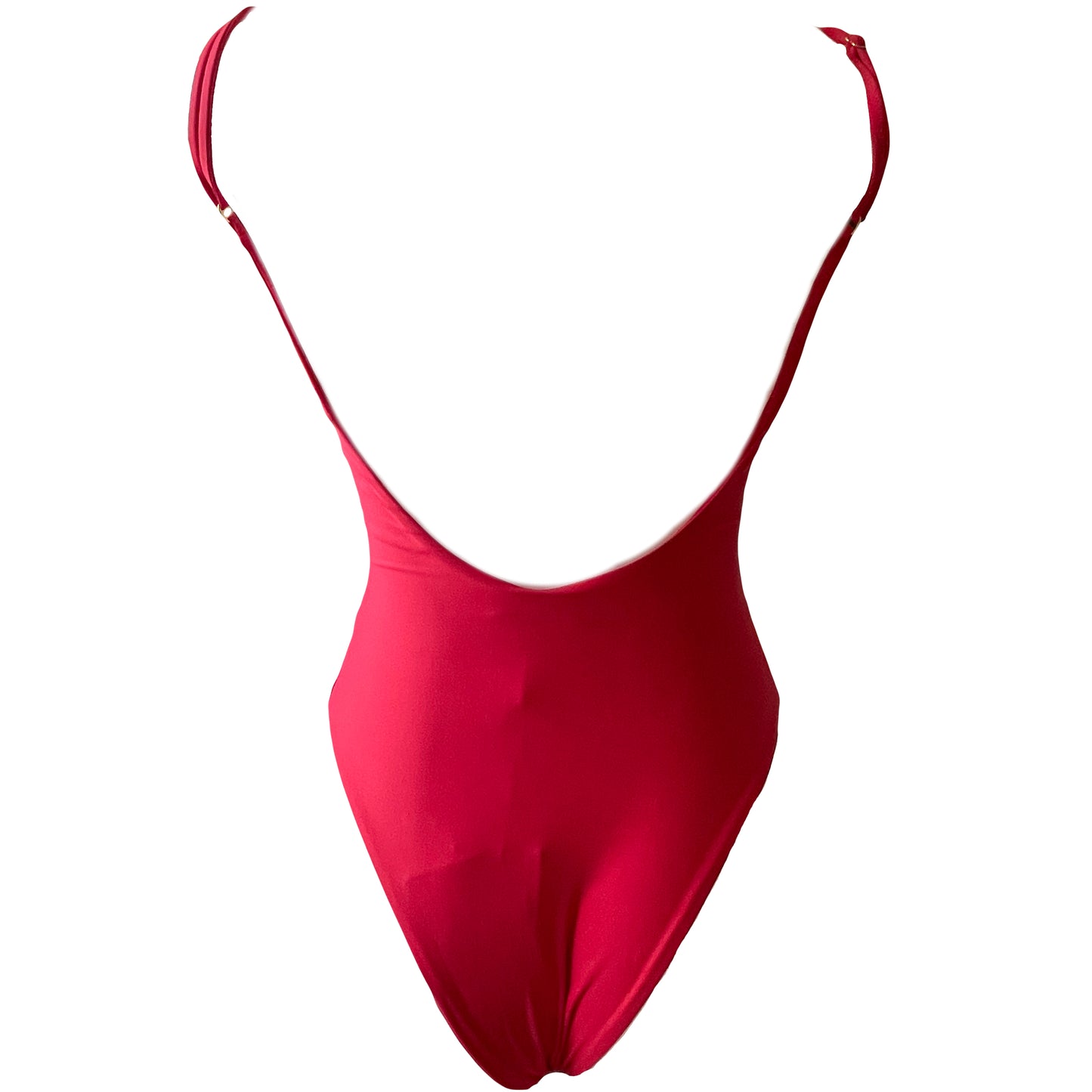 V-Neck One Piece - Hibiscus